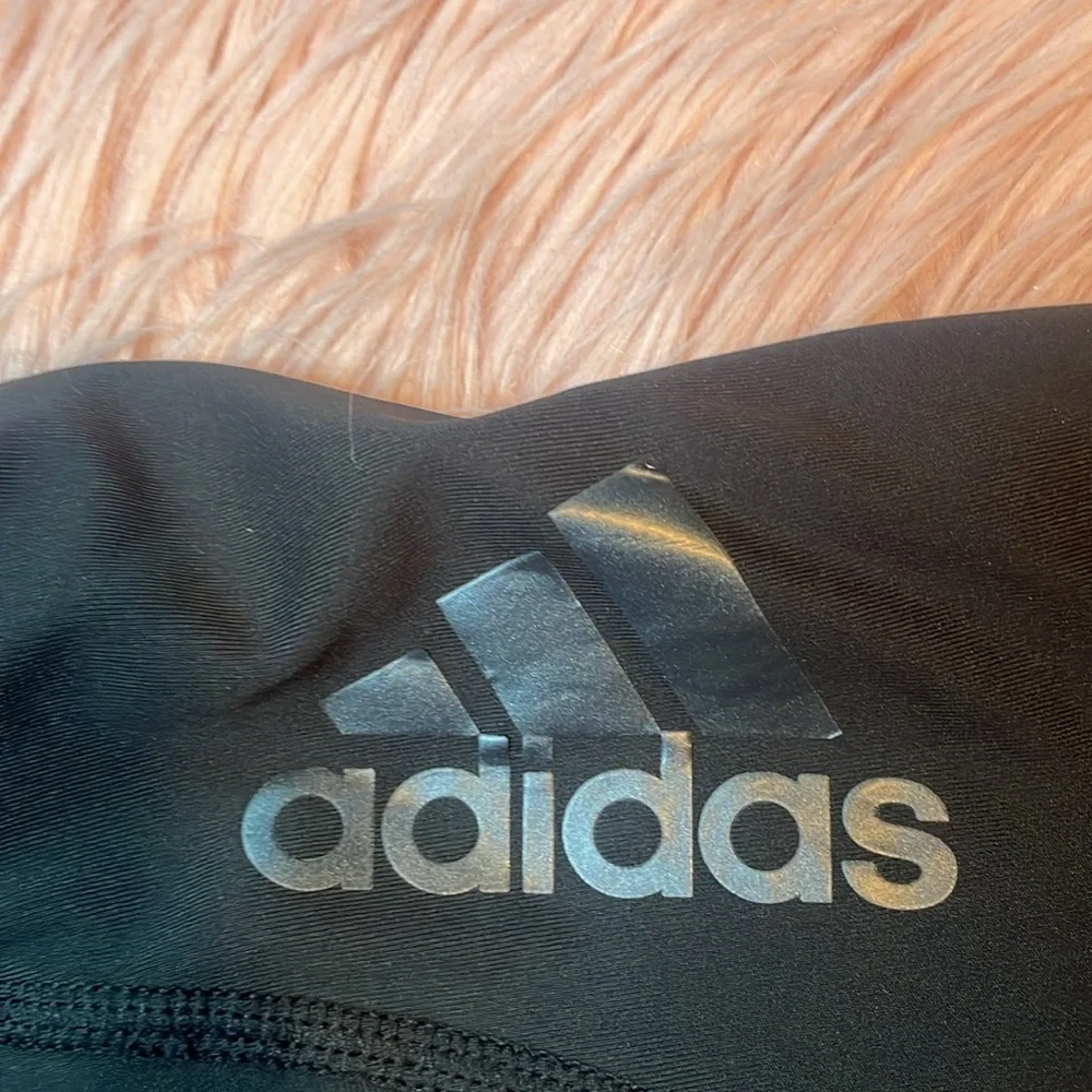 Adidas Men Black Short‎ Sleeve AlphaSkin Shirt Size Large